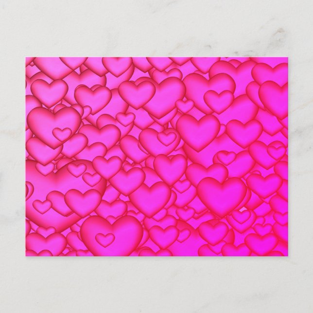 All Hearts Postcard Vykort (Framsida)