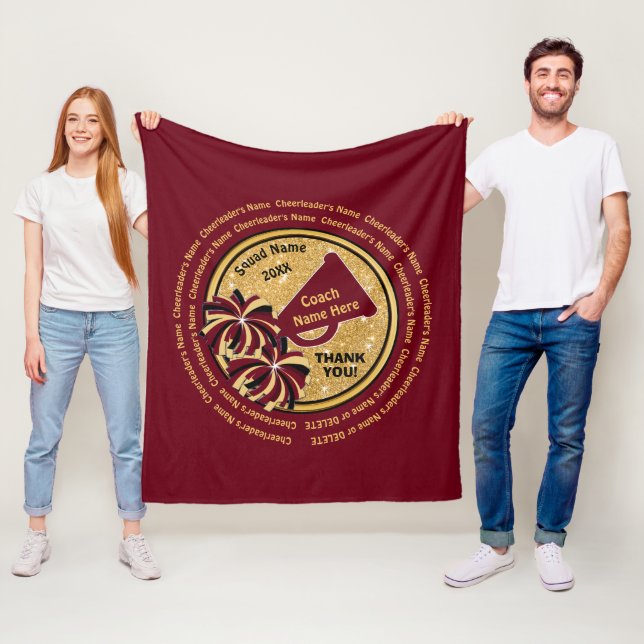 ALL hejaklacksledare namn, idéer för Fleecefilt (På plats)