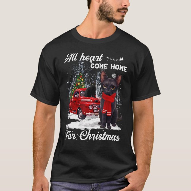 All hjärtlig Kom hem till julklapp T Shirt (Framsida)