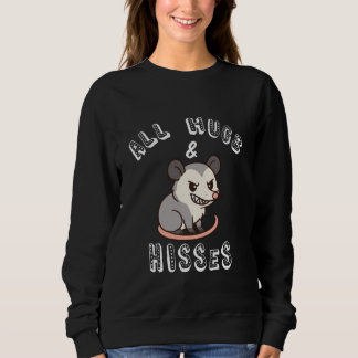 All Hugs & Hisses Funny Opossum Possum Gift Cute K T Shirt