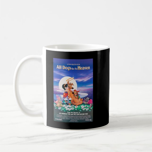 All Hundar går till Heaven Classic T Shirt Kaffemugg (Vänster)