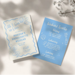 All I Sea is Love Bachelorette Inbjudningar