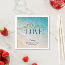 All I Sea Is Love Beach Bröllopsdusch