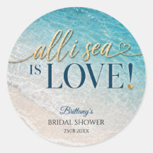 All I Sea Is Love Beach Bröllopsdusch