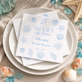 All I Sea Is Love Bridal Shower  Pappersservett