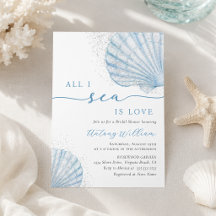All I Sea Is Love Snigelskorst Bröllopsdusch