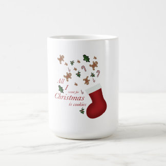 all i want for christmas is cookie kaffemugg