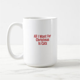 All I Want For Christmas Is Dogs Kaffemugg
