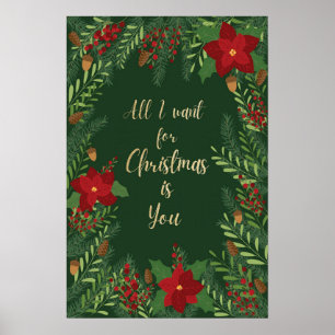 All I Want For Christmas Is You Affisch