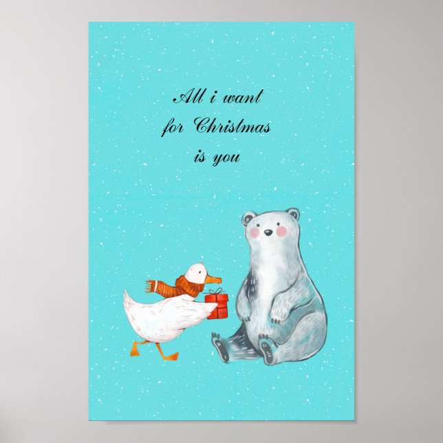 All I want for Christmas is you Poster (Framsidan)