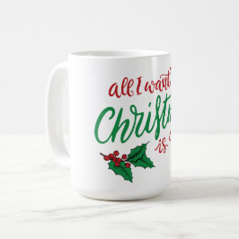 All I want for Christmas Kaffemugg