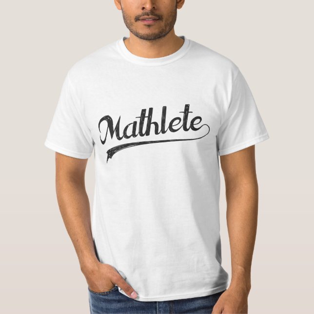 All idrottsman för stjärnaMathlete Math T-shirt (Framsida)