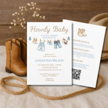 All In One Howdy Baby Lille Cowboy Baby