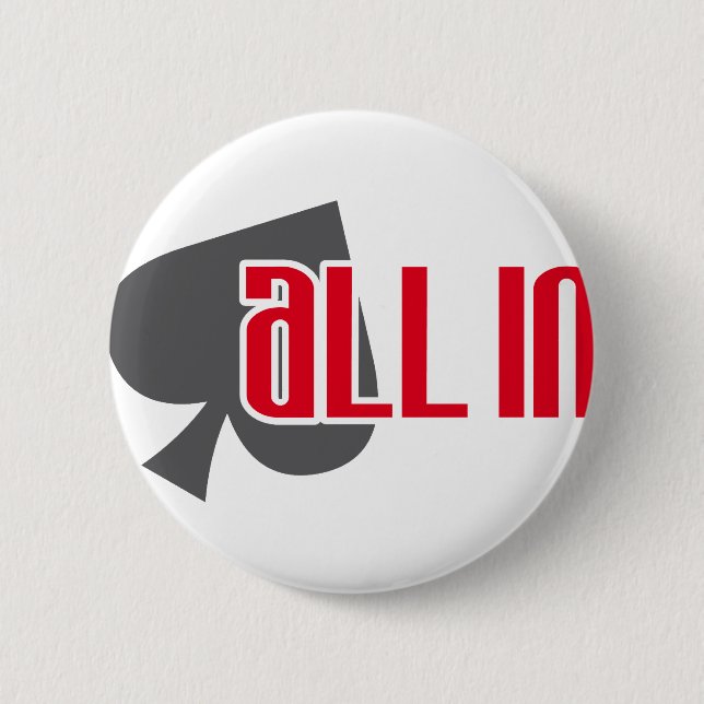 All In Pik Spades Knapp (Framsida)
