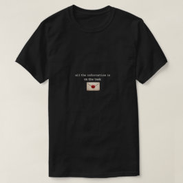 All Information Finns På Uppgiften T Shirt