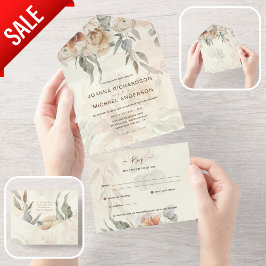 All inklusive Pampas Grass BOHO-Bröllop OSA