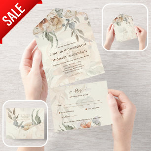 All inklusive Pampas Grass BOHO-Bröllop OSA