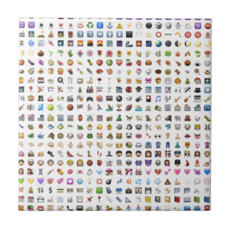 All iPhone / iOS emojis Kakelplatta