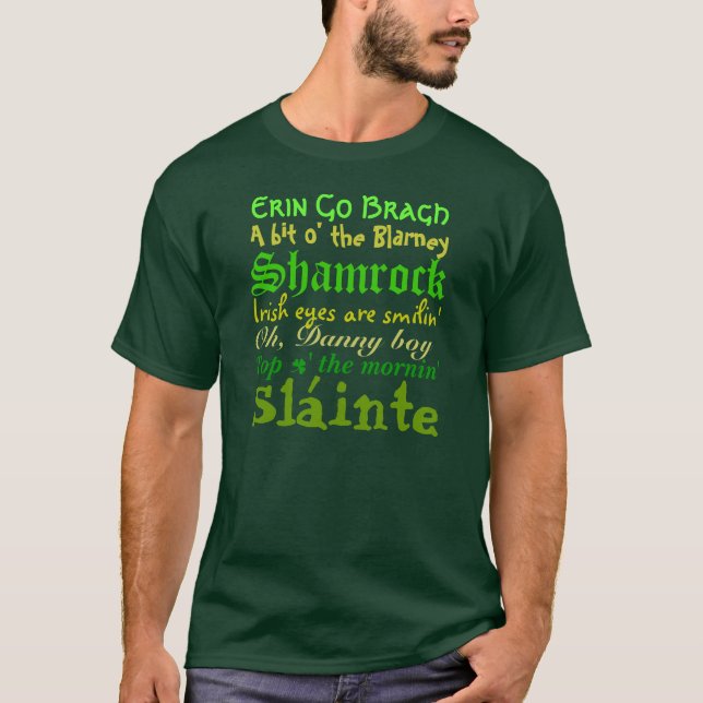 All irländare tee shirt (Framsida)