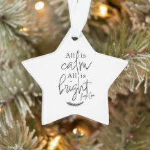 All Is Lugn All är Bright Modern Acrylic Ornament