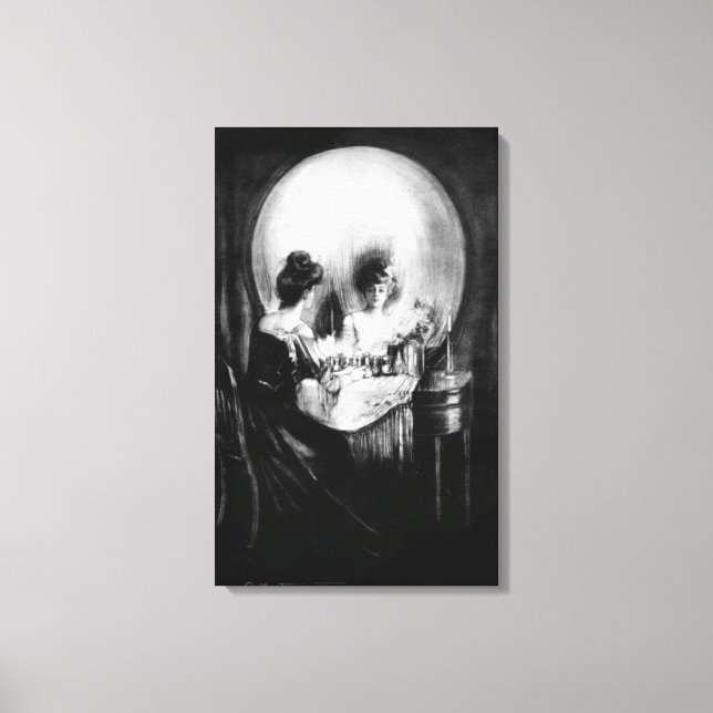 "All is Vanity" av C. Allan Gilbert Canvastryck (Framsida)