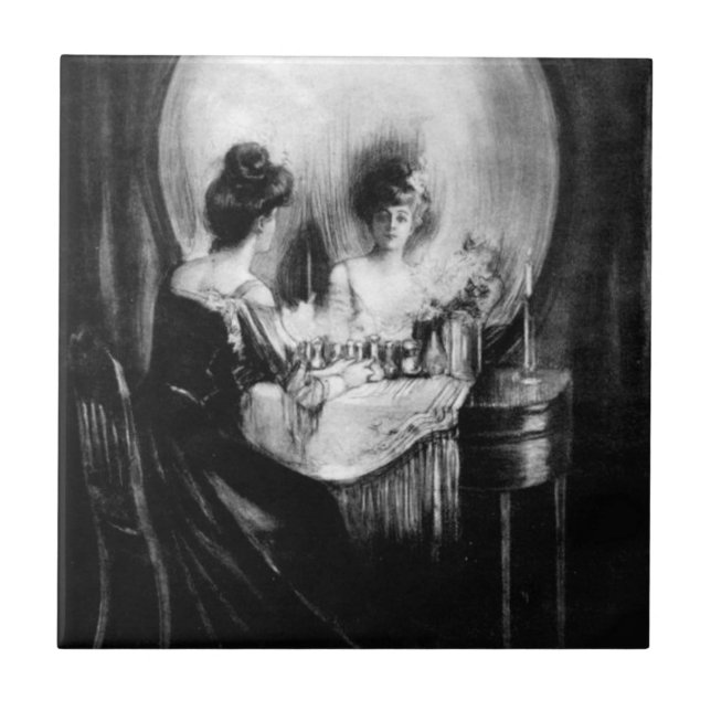 All Is Vanity Charles Allan Gilbert Kakelplatta (Framsidan)