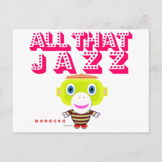 All Jazz-Cute Monkey-Morocko Vykort