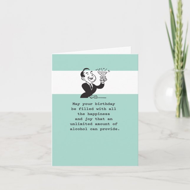 All Joy & Happiness-alkohol kan ge Kort (Framsida)