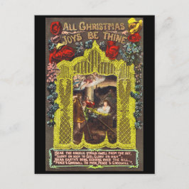 All jul Joys Helg Vykort