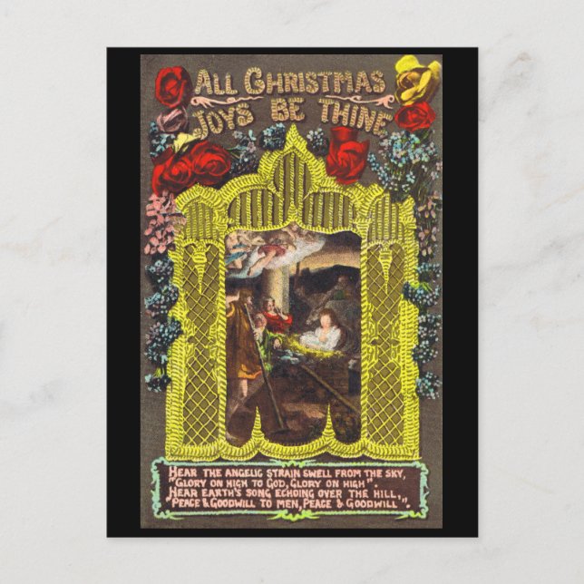 All jul Joys Helg Vykort (Framsida)