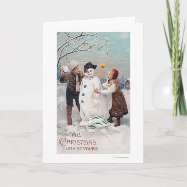 All julglädje är din helgkort (Framsida)