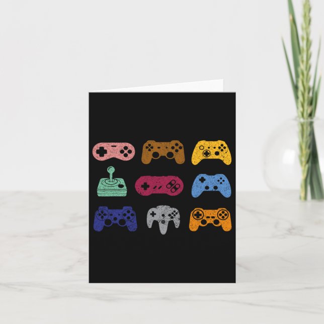 All Kontroll TV-spel Controller Konsol Gaming R Kort (Framsida)