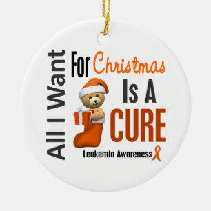 All Leukemia som jag önskar för julprydnadar Julgransprydnad Keramik