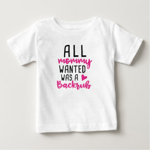 All Mamma som önskades var en backrub Tröja
