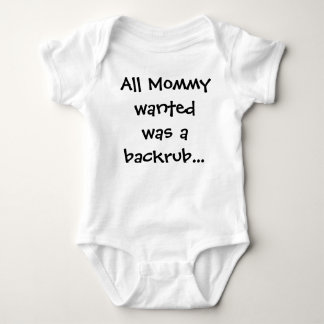 All mamma Wanted var en Backrub ranka Tee Shirt