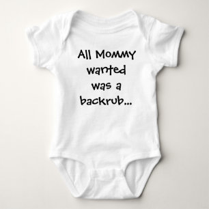 All mamma Wanted var en Backrub ranka Tröja