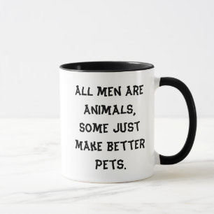 All manar är djurmuggen mugg