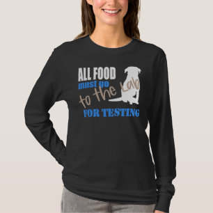 All mat måste gå till lab för att testa Svart lab T Shirt