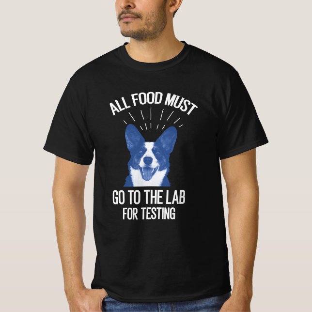 All mat måste gå till lab för testning t shirt (Framsida)