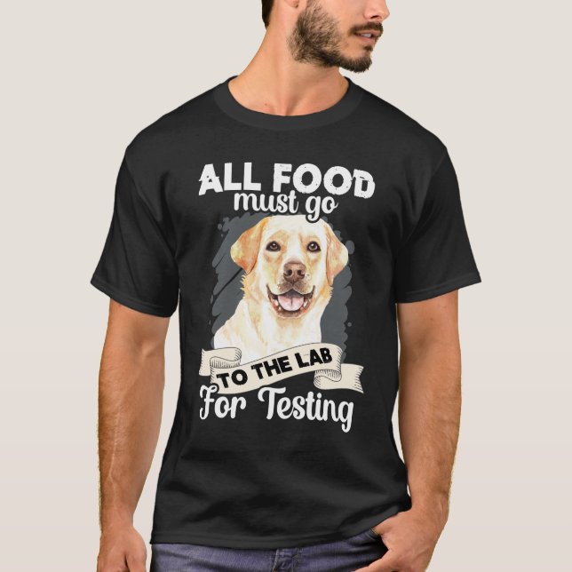 All mat måste gå till lab för testning t shirt (Framsida)