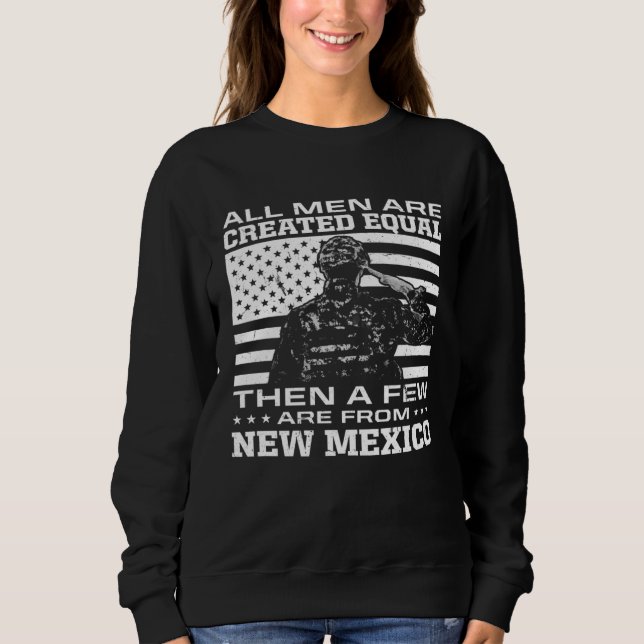 All Men Are Created Equal Few From New Mexico Amer T Shirt (Framsida)