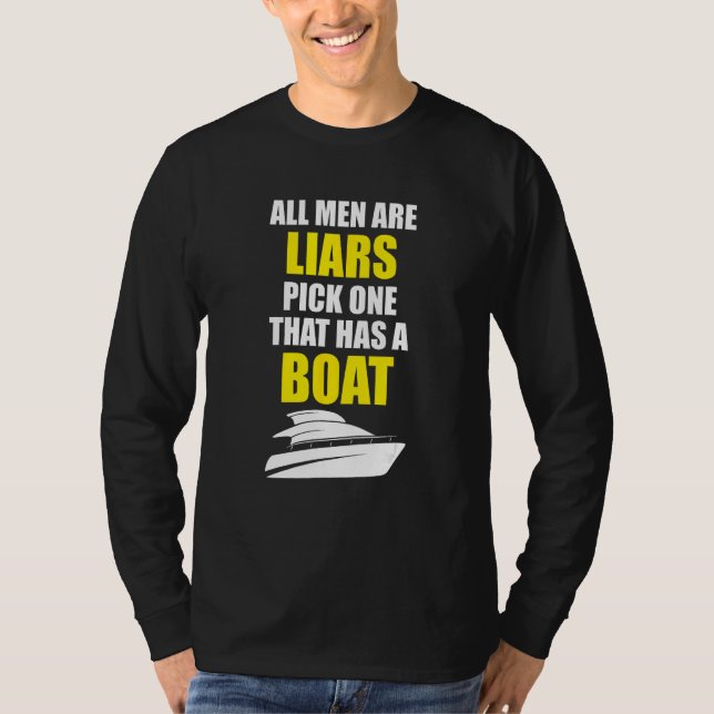 All men are liars pick one that has a boat t shirt (Framsida)