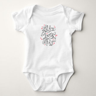 All mig alla kärlekar av dig baby Onesy Tee