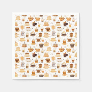 All min kaffepatchwork Quilt Mönster nr 8 Pappersservett