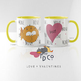 All "min" Lustigt Cute Puffer Kärlek Cute Mugg