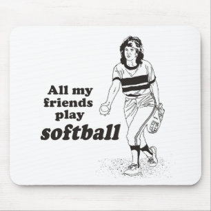 All min vänleksoftball musmatta