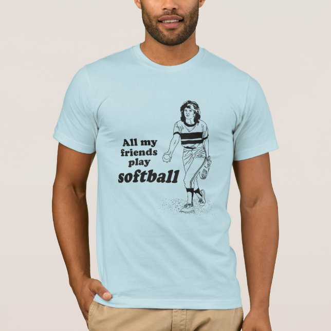 All min vänleksoftball tee shirt (Framsida)