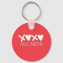 ALL MINE XOXO Alla hjärtans dag-tröja - Minimal kä