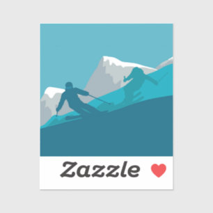 All Mountain Skiing Klistermärken