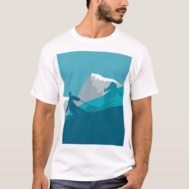 All Mountain Skiing T Shirt (Framsida)